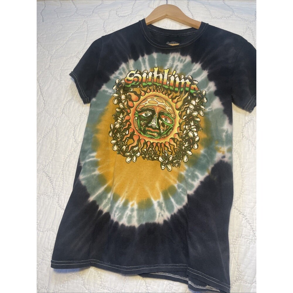 Sublime Brand And Band Short Sleeve Crew Neck Graphic T Shirt Mens Size Small